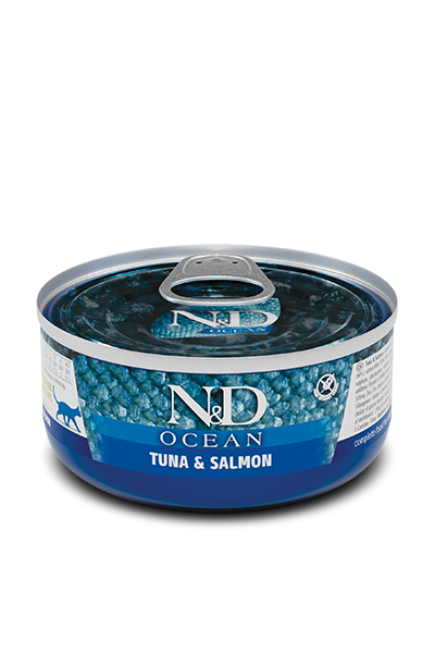 N&D Ocean Tuna Somon Yetişkin Kedi Konservesi 70gr