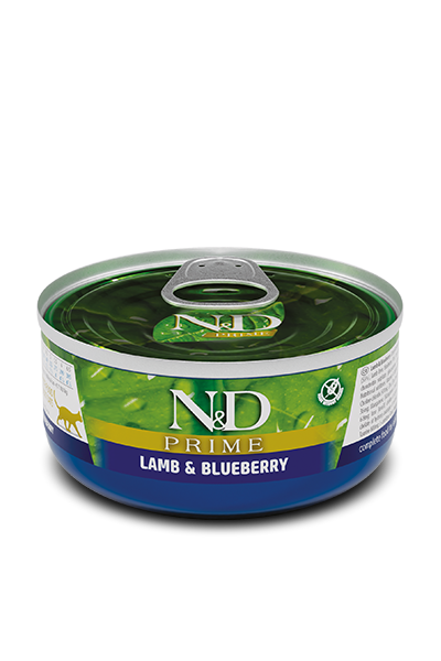 N&D Prime Kuzu Yabanmersini Yetişkin Kedi Konservesi 70gr