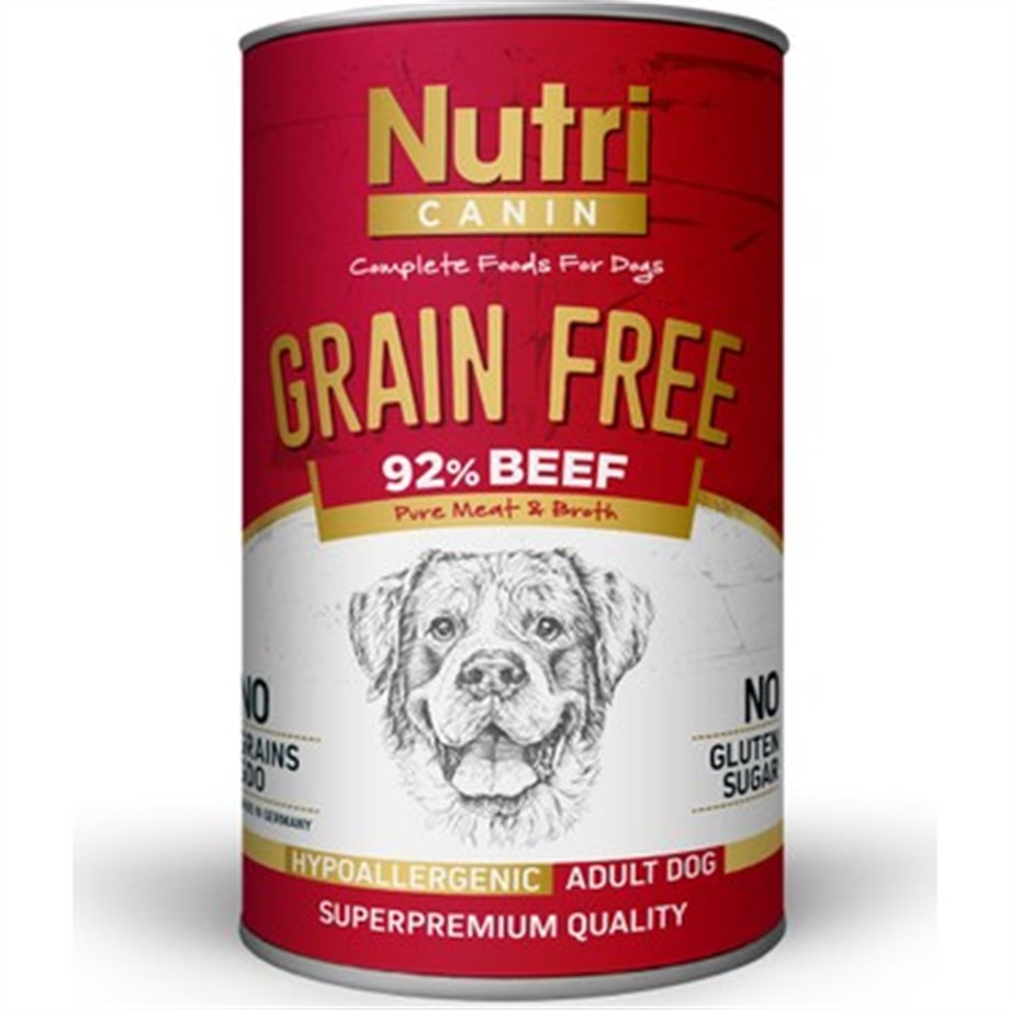 Nutri Biftekli Tahılsız Köpek Konservesi 400gr