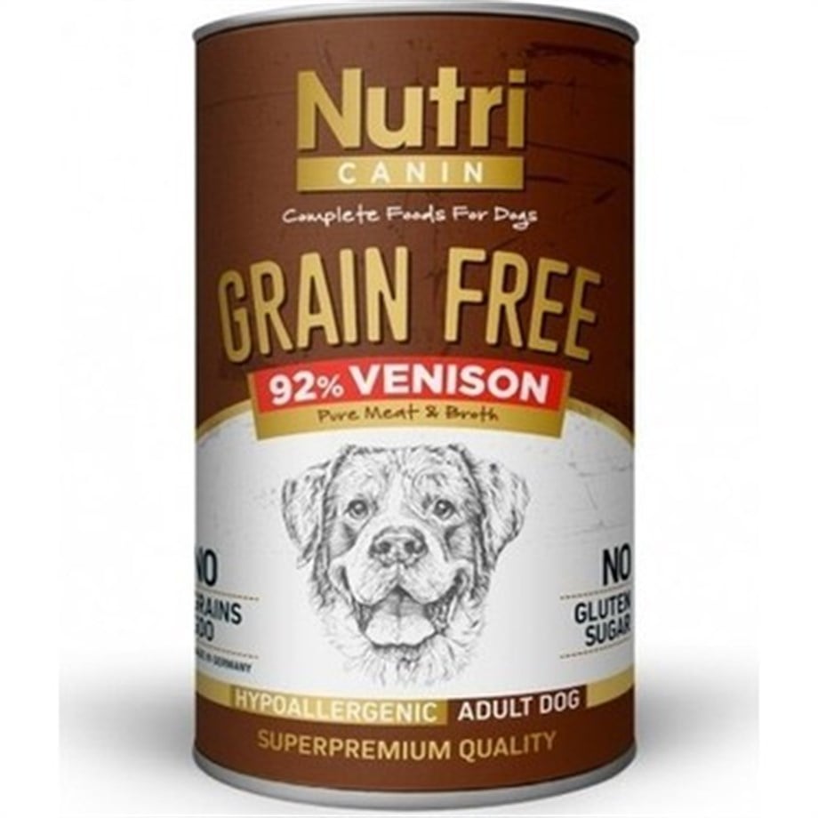 Nutri Geyikli Tahılsız Köpek Konservesi 400gr