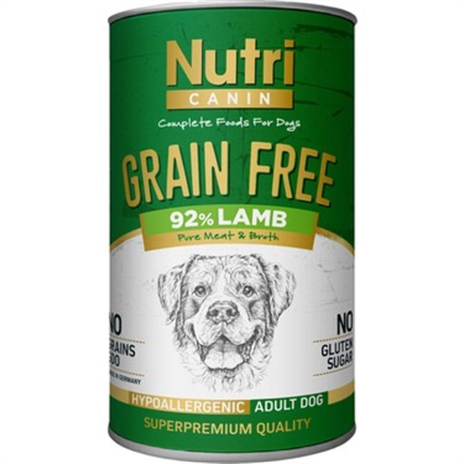 Nutri Kuzulu Tahılsız Köpek Konservesi 400gr
