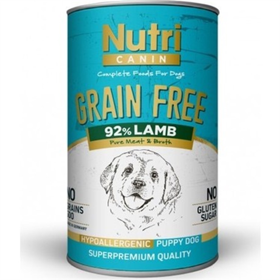 Nutri Kuzulu Tahılsız Yavru Köpek Konservesi 400gr