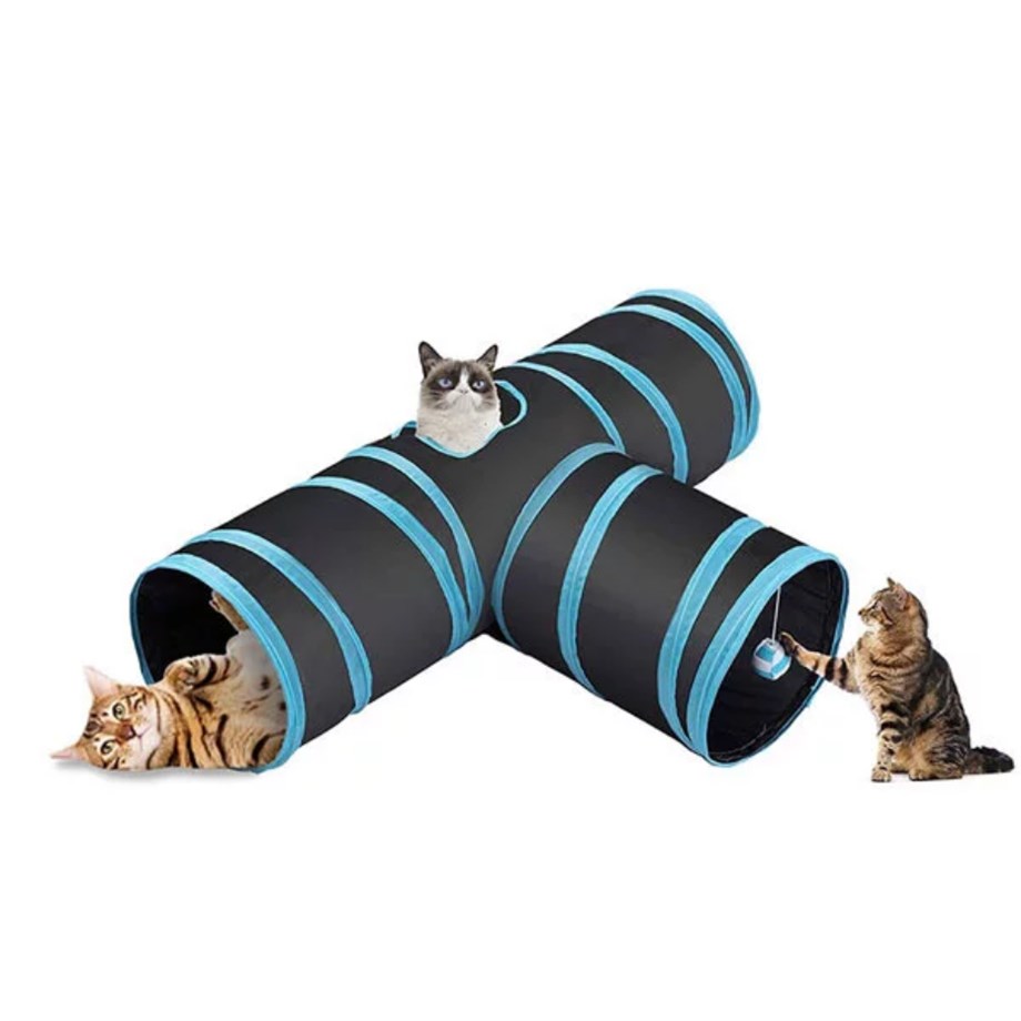 Pawise Pets 3 Yollu Kedi Tüneli