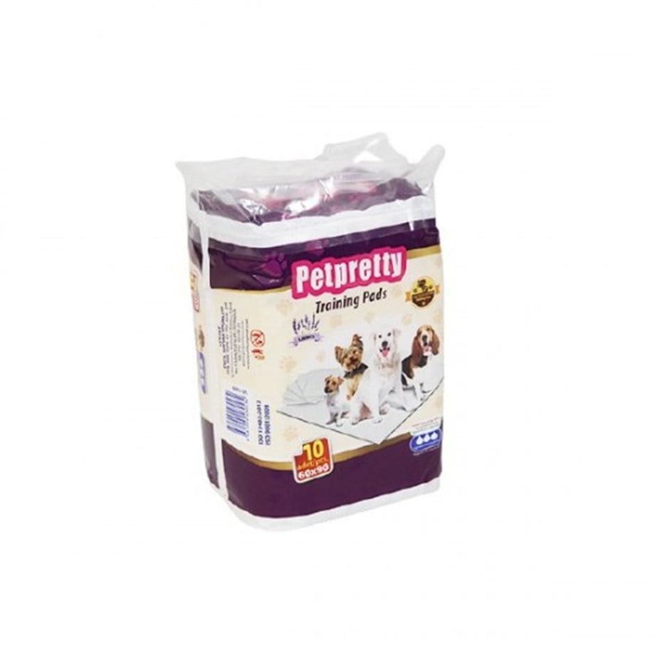 Petpretty Köpek Tuvalet Pedi Lavanta Kokulu 60x90cm 10 Adet