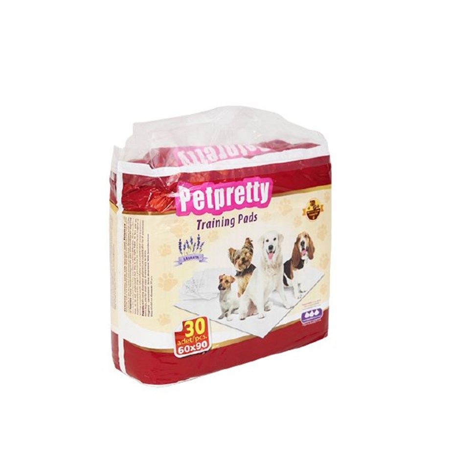 Petpretty Köpek Tuvalet Pedi Lavanta Kokulu 60x90cm 30 Adet