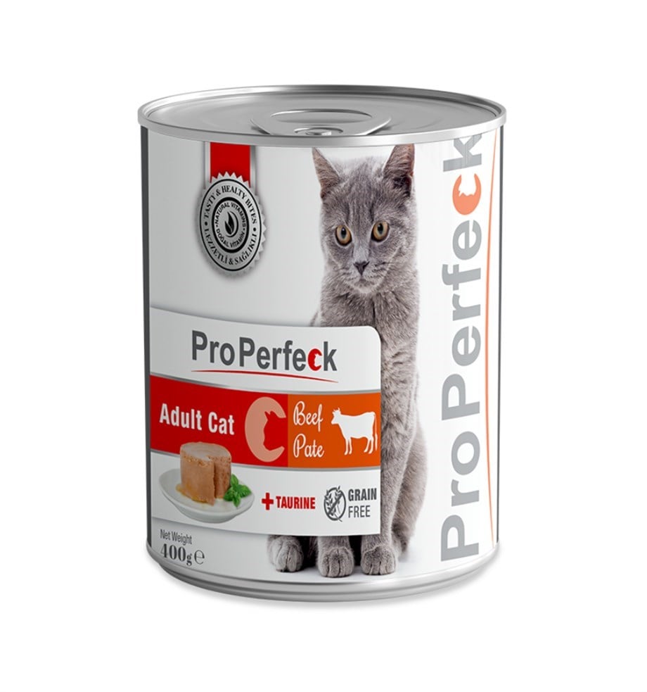 ProPerfeck Sığır Etli Yetişkin Kedi Konservesi 400gr
