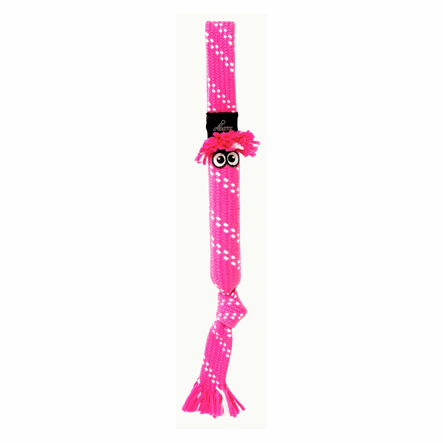 Rogz Scrubz Sesli Diş Temizleme ve Çekiştirme Oyuncağı Pembe Medium