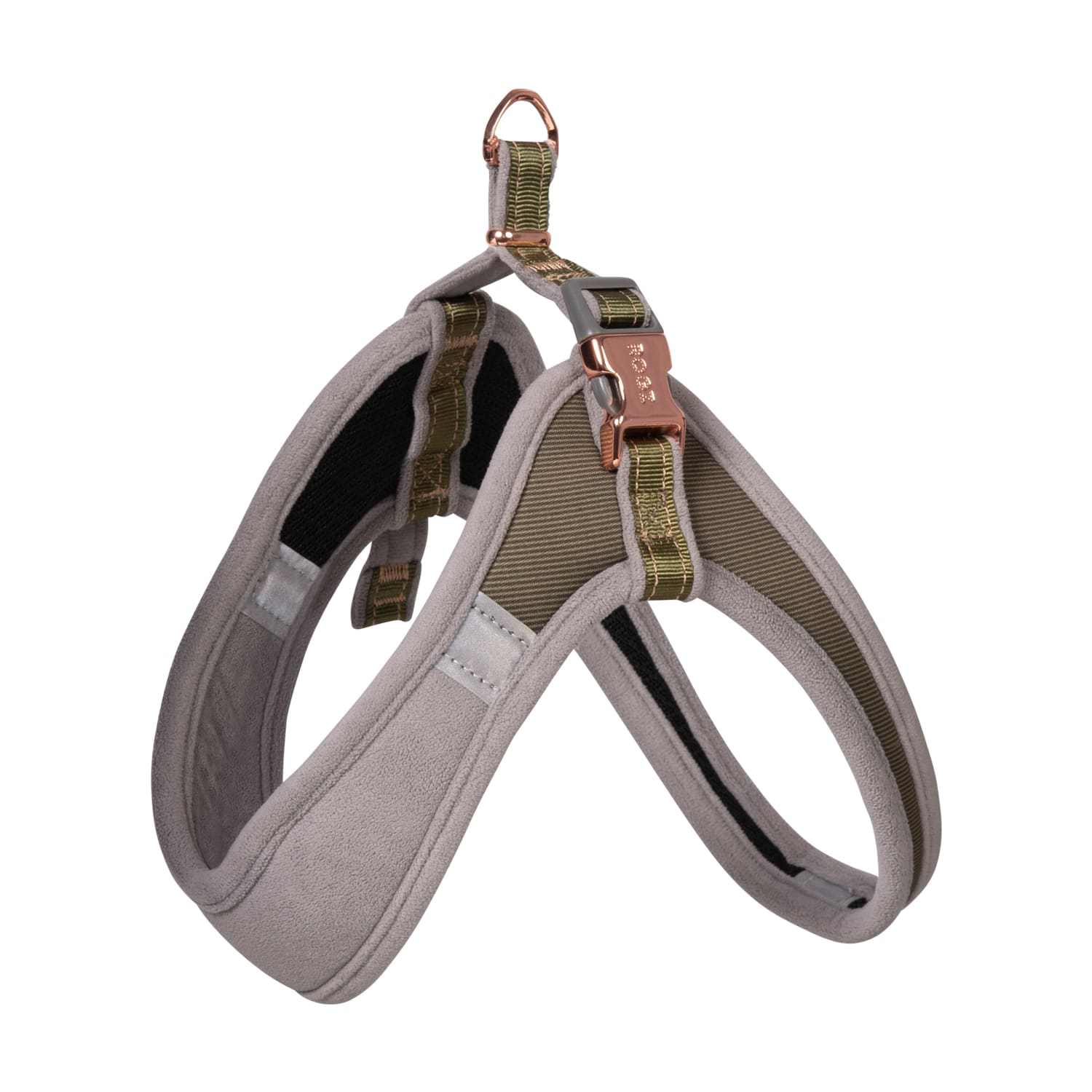 Rogz Urban Fast-Fit Köpek Göğüs Tasması Olive Twist Medium