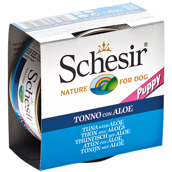 Schesir Ton Balıklı Ve Aloe Veralı Yavru Köpek Konservesi 150gr 