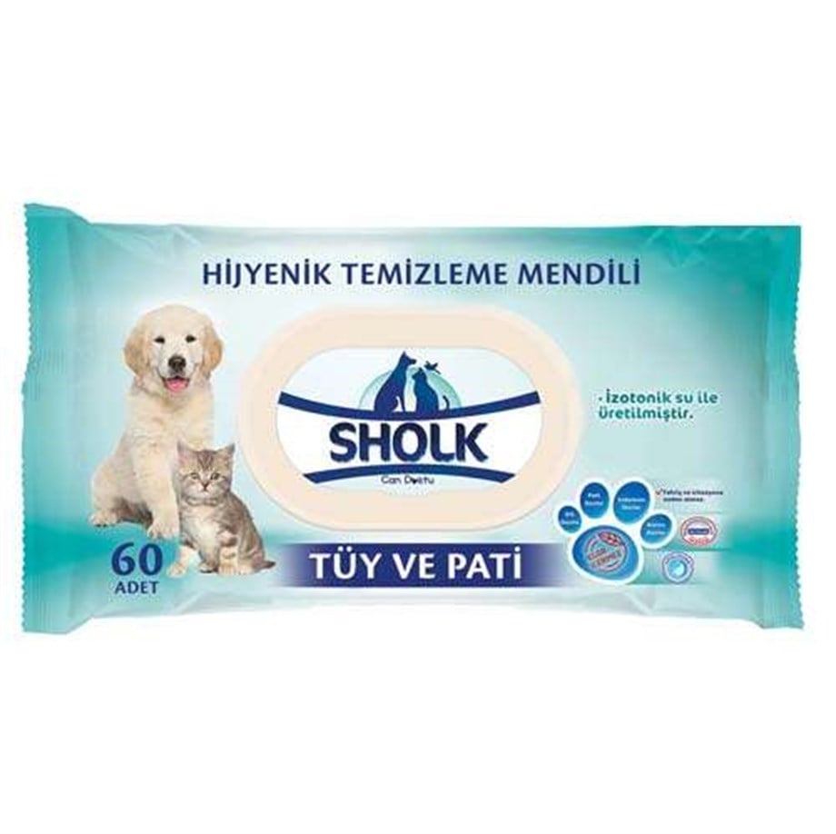 Sholk Islak Hijyenik Temizlik Mendili 60 Adet