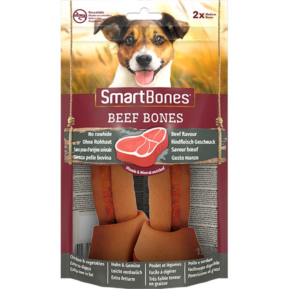 Smart Bones Beef Bones Medium 2'li