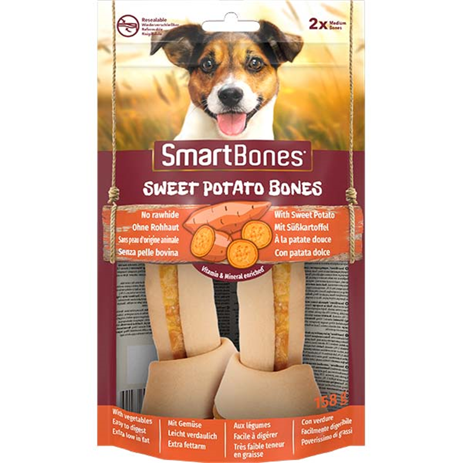 Smart Bones Sweet Potato Bones Medium 2'li