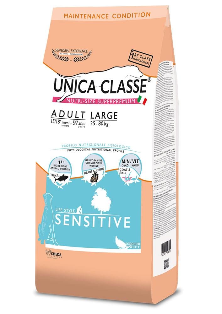 Unica Classe Large Adult Sensitive Ton Balıklı Büyük Irk Yetişkin Köpek Maması 12kg