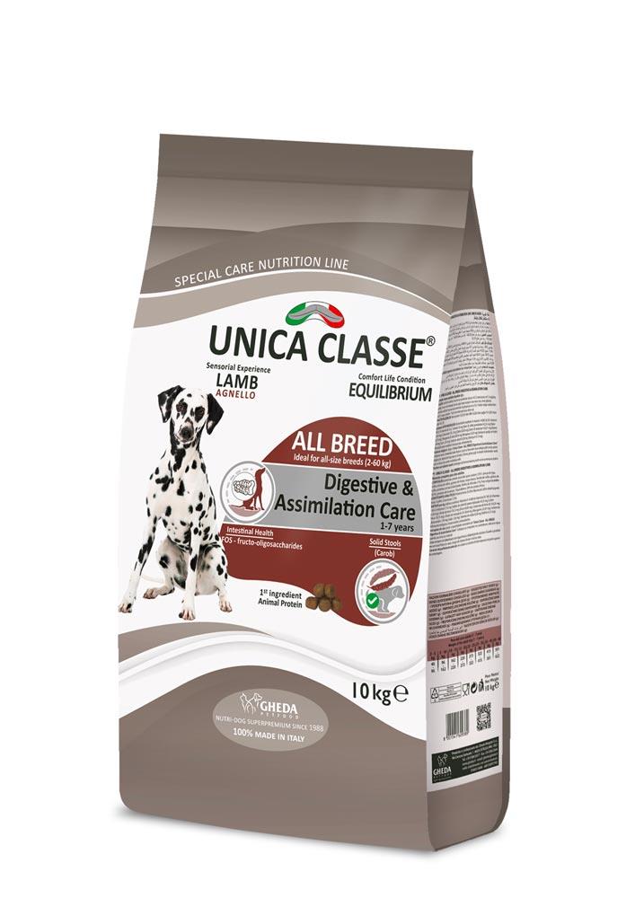 Unica Classe Sindirim Sağlığı Tüm Irklar için Kuzu Etli Köpek Maması 10kg