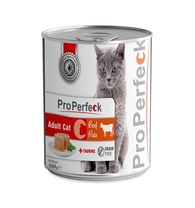 ProPerfeck Sığır Etli Yetişkin Kedi Konservesi 400gr x 12 Adet
