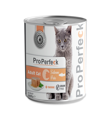 ProPerfeck Somonlu Yetişkin Kedi Konservesi 400gr x 12 Adet