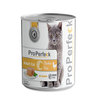 ProPerfeck Tavuklu Yetişkin Kedi Konservesi 400gr x 12 Adet