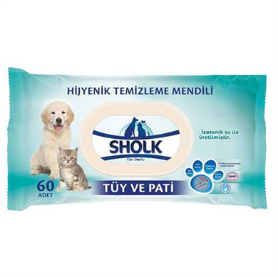 Sholk Islak Hijyenik Temizlik Mendili 60 Adet x 12 Adet
