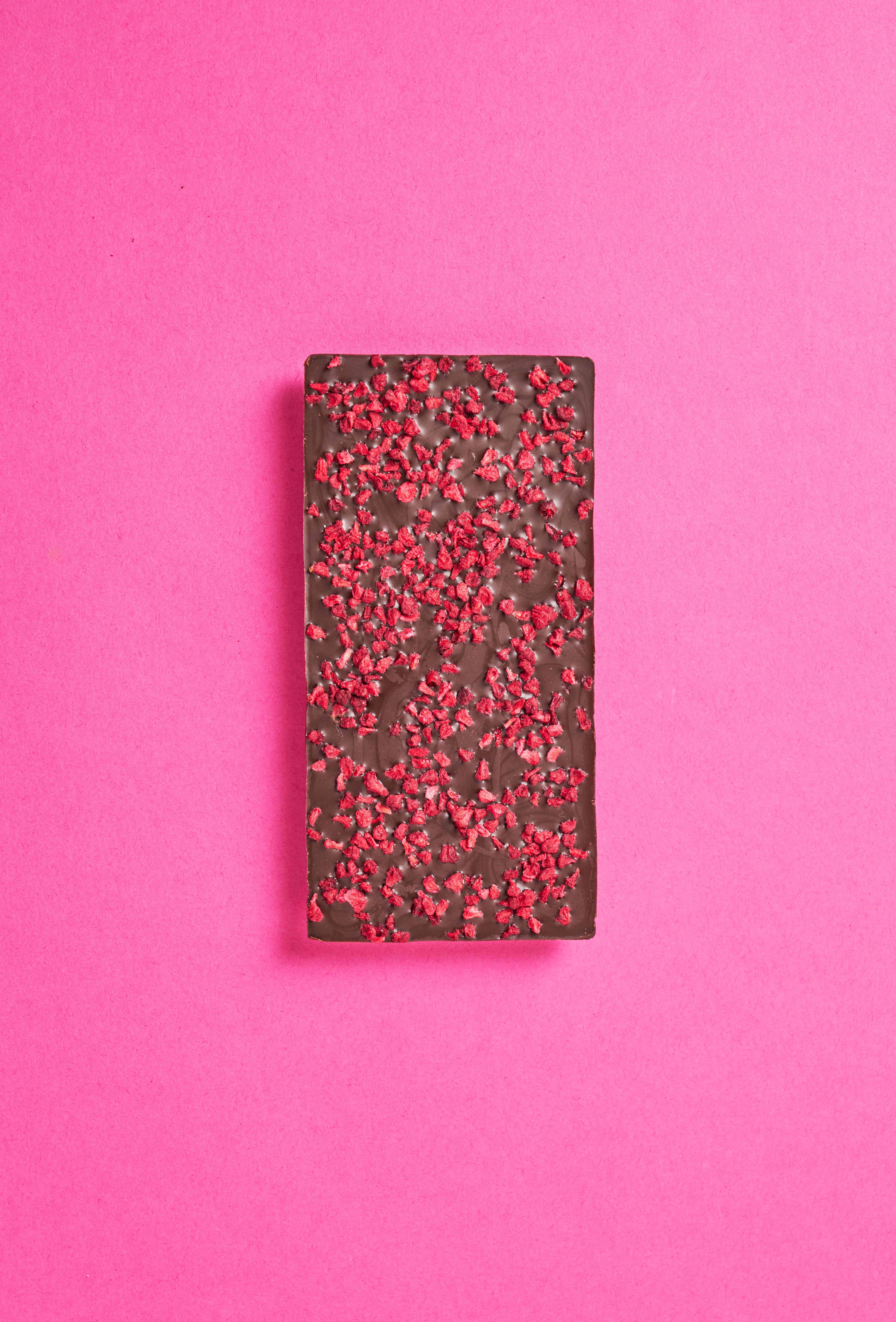 Frambuazlı Bitter Tablet Çikolata