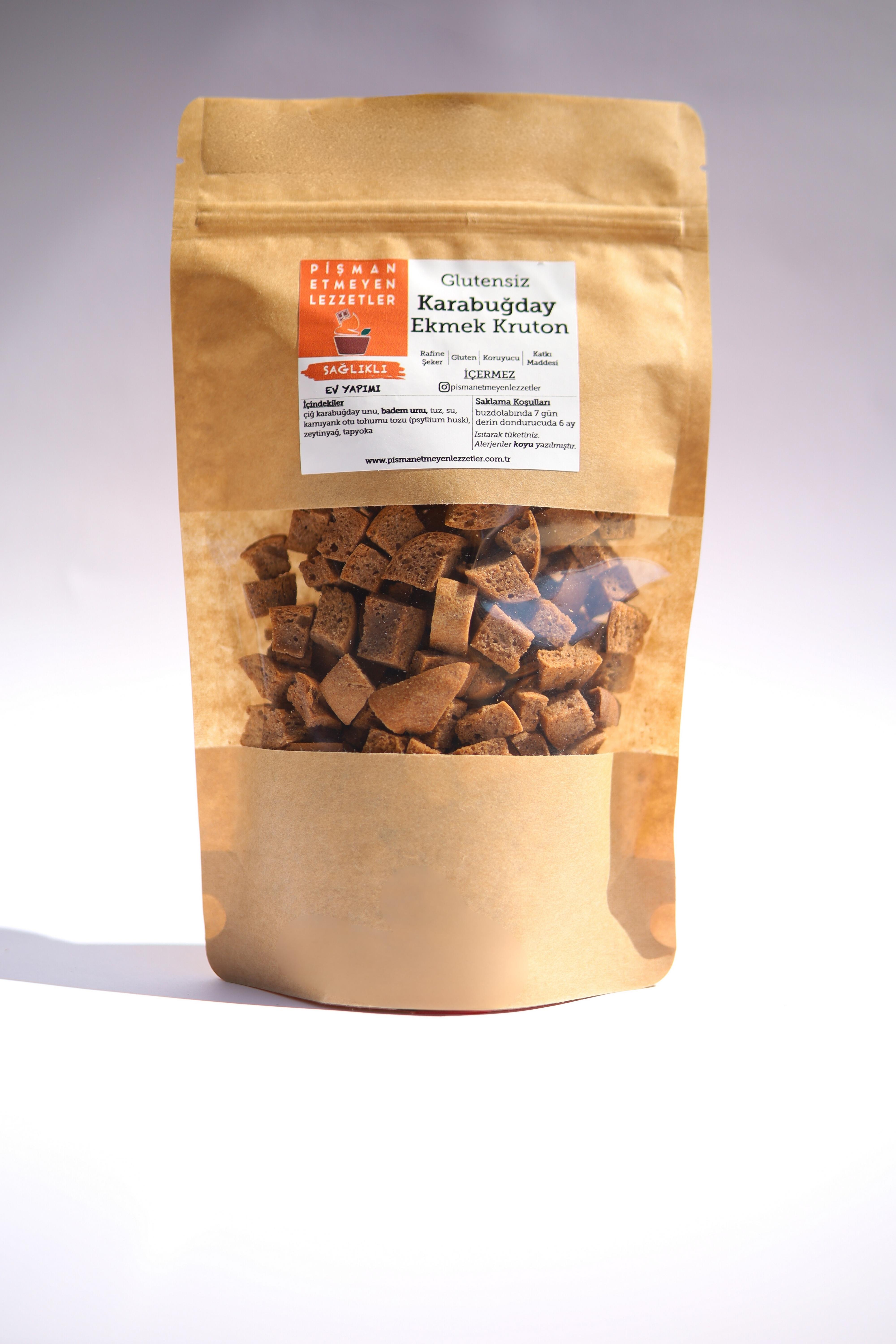 Glutensiz Karabuğday Ekmek Kruton