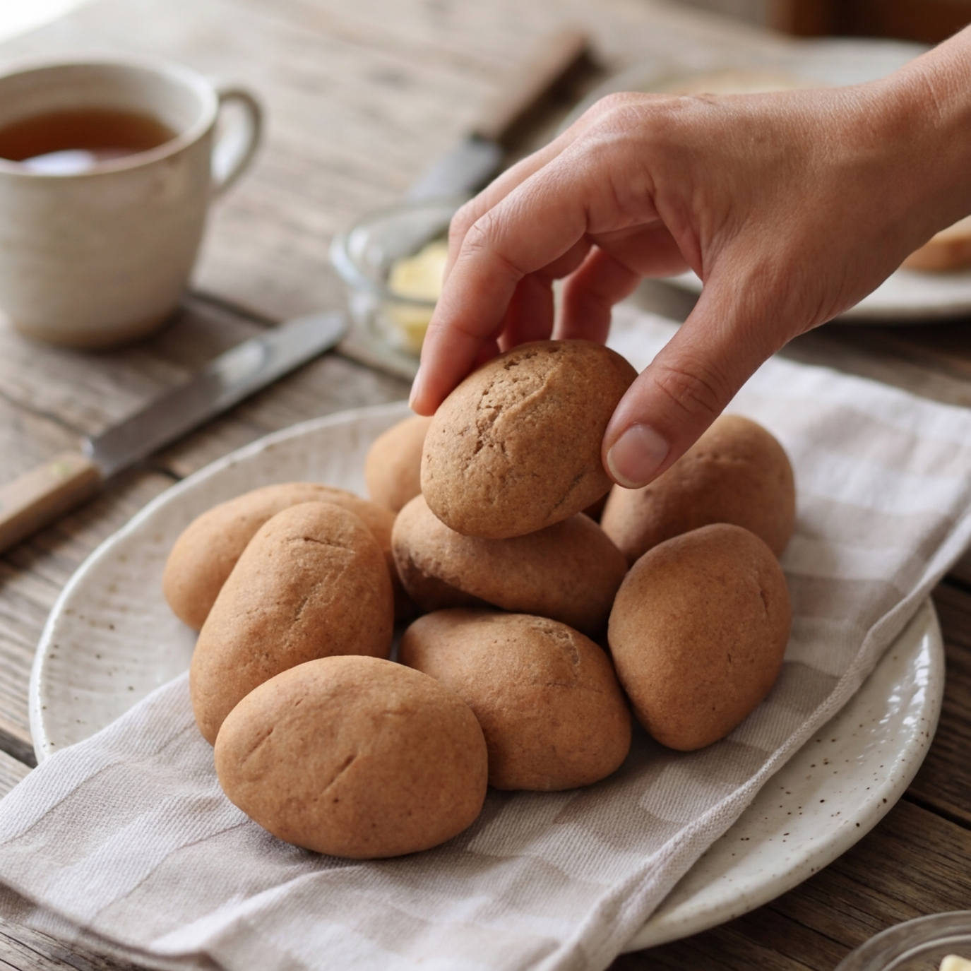 Glutensiz Karabuğday Mini Ekmek 8li