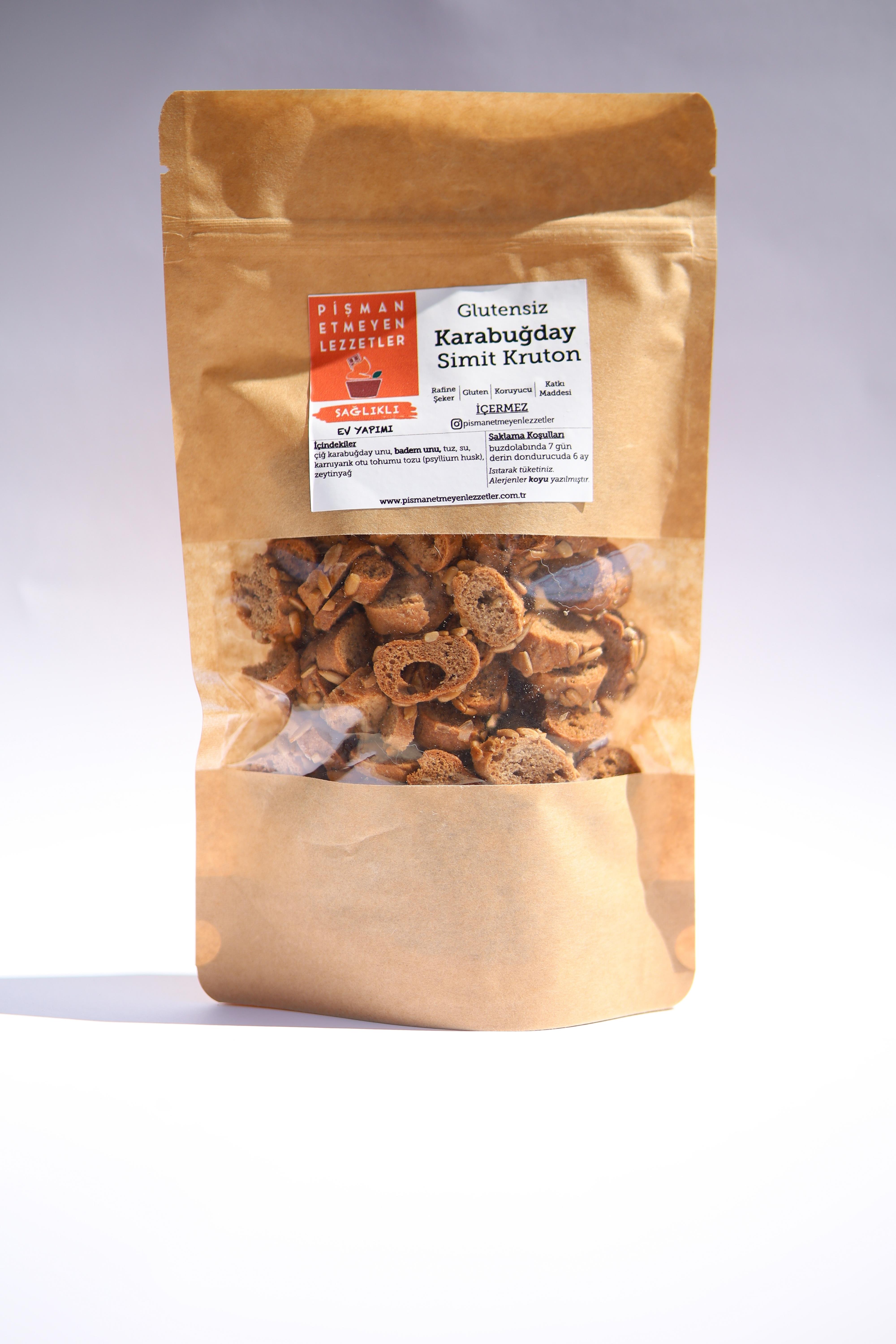 Glutensiz Karabuğday Simit Kruton