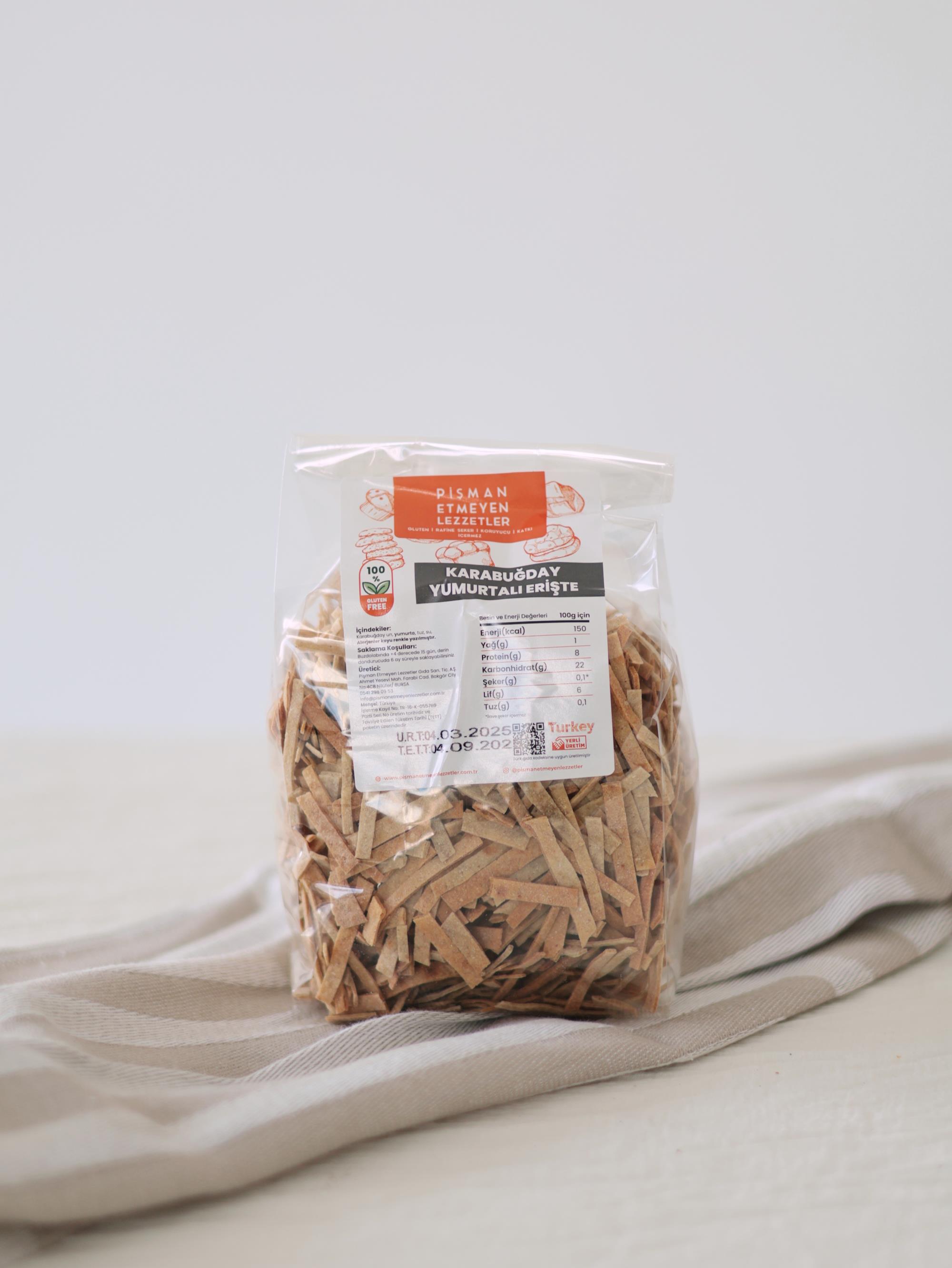 Karabuğday Erişte (Yumurtalı) 200 gr