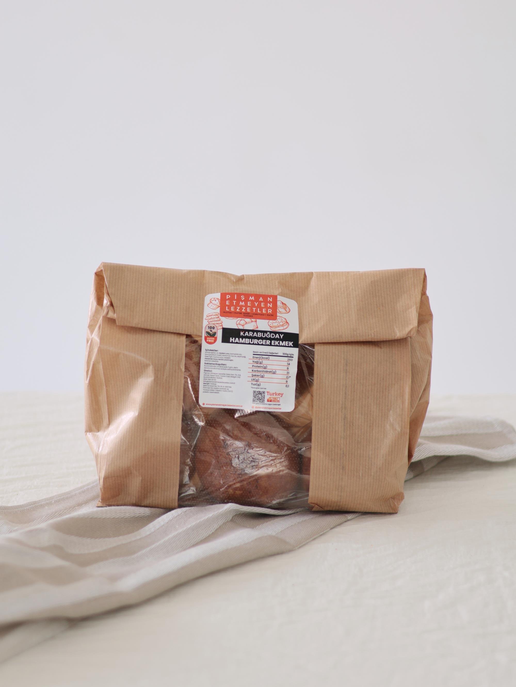 Karabuğday Hamburger Ekmek 6lı