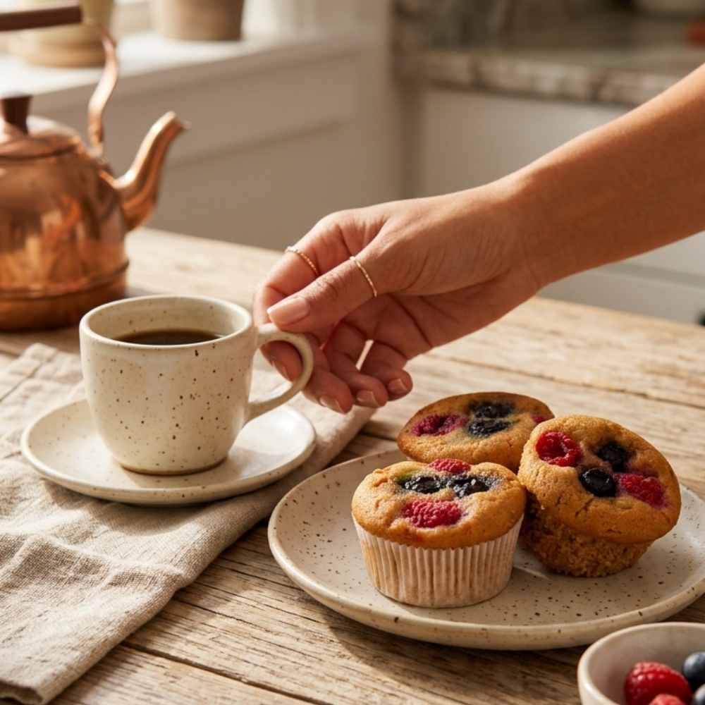 Sorgum Unlu & Orman Meyveli Cupcake 3lü