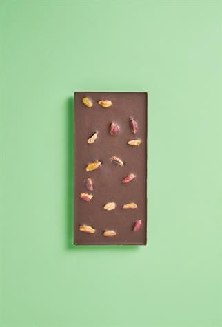 Antep Fıstıklı Bitter Tablet Çikolata