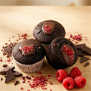 Badem Unlu & Çikolatalı Cupcake 3lü