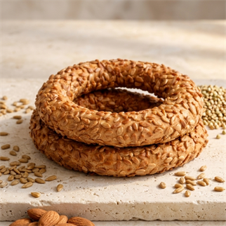 Glutensiz Ayçekirdekli Karabuğday Simit 5li