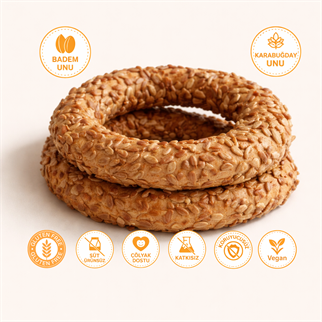 Glutensiz Ayçekirdekli Karabuğday Simit 5li