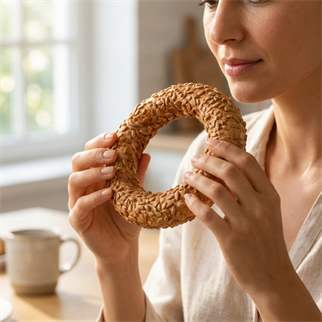 Glutensiz Ayçekirdekli Karabuğday Simit 5li