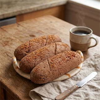 Glutensiz Ekşi Mayalı Sandaviç Ekmeği 3lü