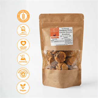 Sorgum Unlu Cevizli Üzümlü Kurabiye