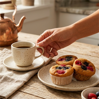 Sorgum Unlu & Orman Meyveli Cupcake 3lü