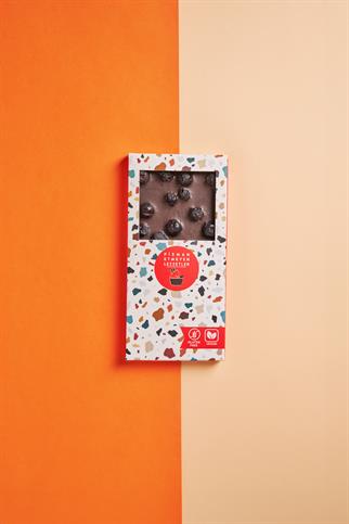 Yaban Mersinli Bitter Tablet Çikolata