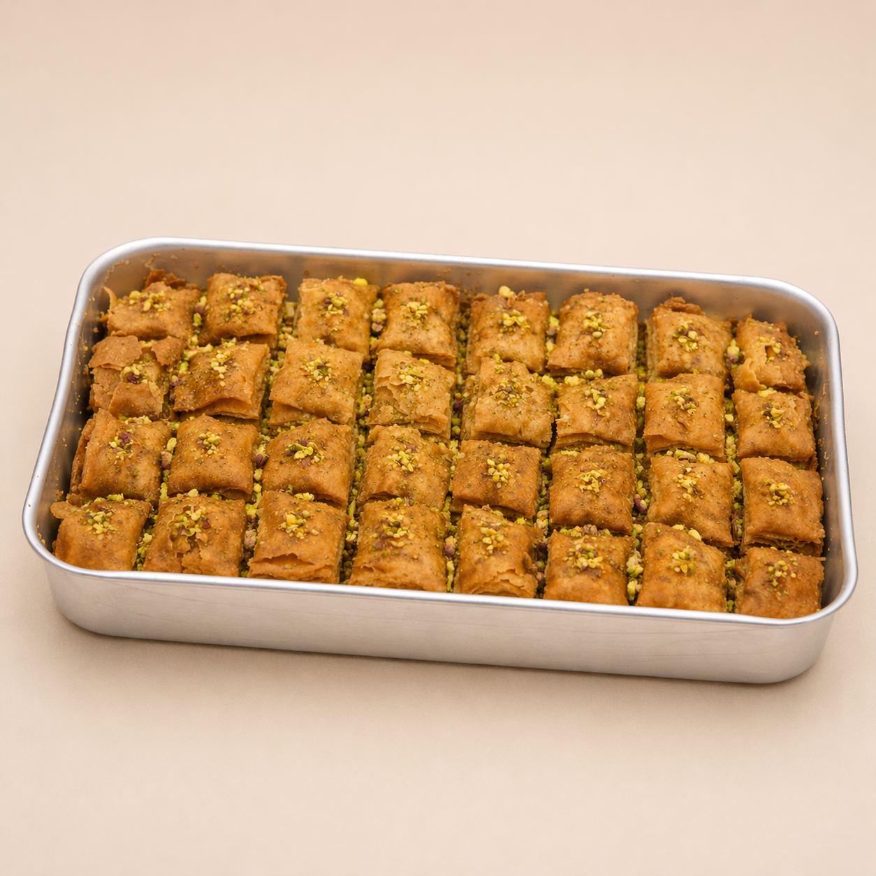 Glutensiz  Hurma Şerbetli Antep Fıstıklı Baklava 1kg