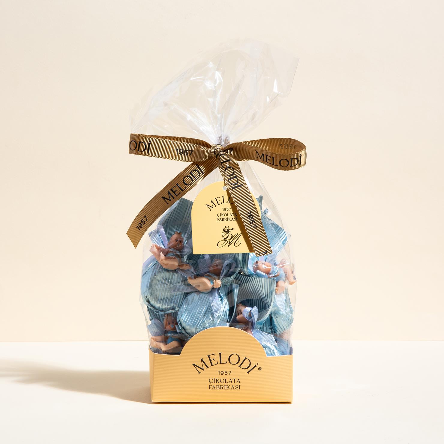 Bebekli Çiçek Baton Mavi 240g