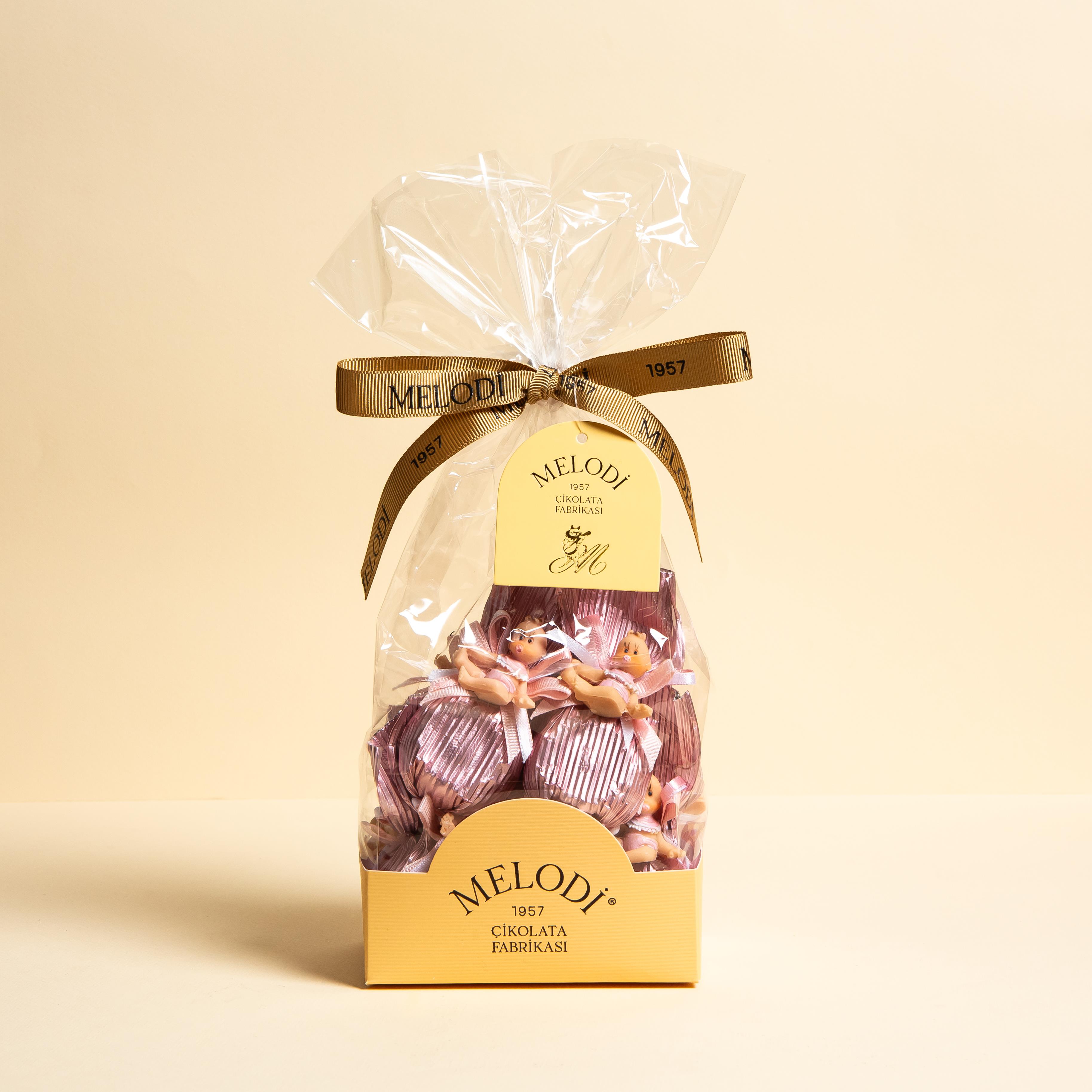 Bebekli Çiçek Baton Pembe 240g