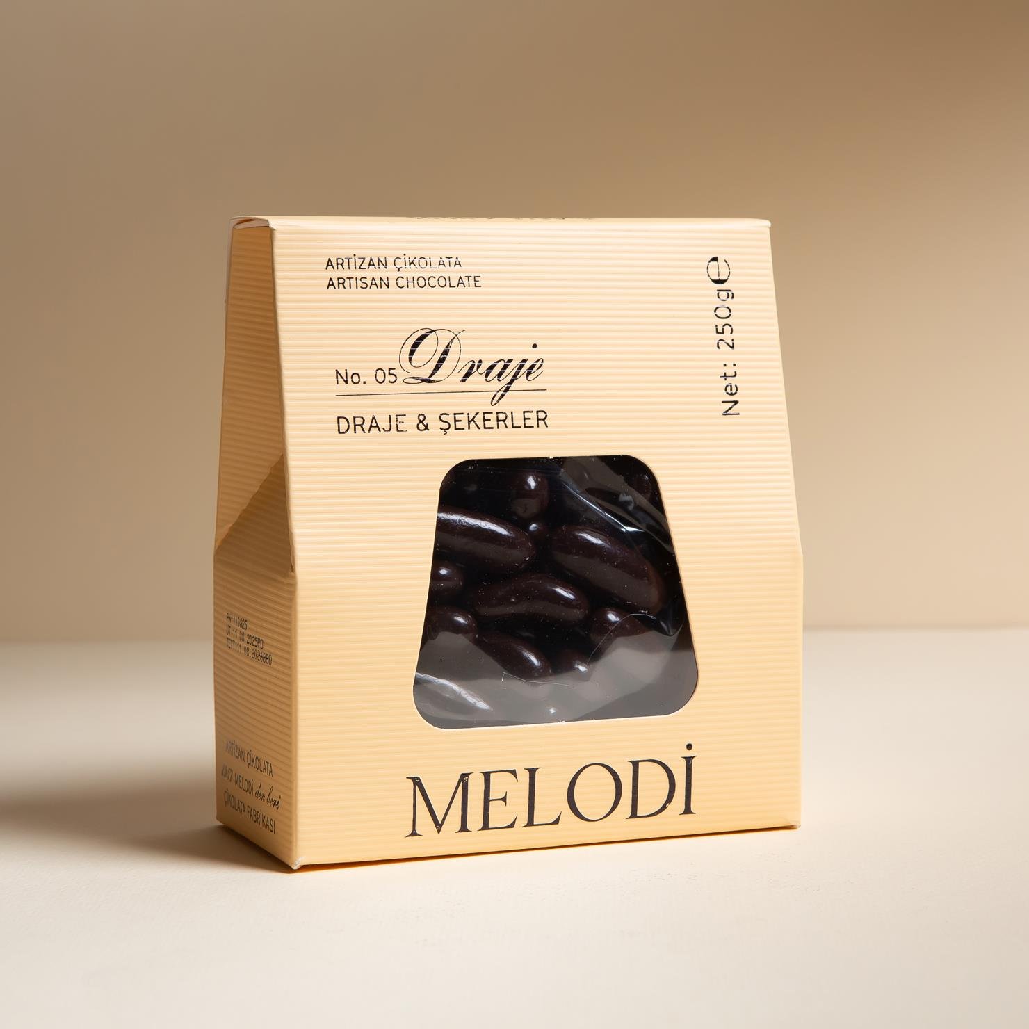 Bitter Çikolatalı Badem Draje 250g