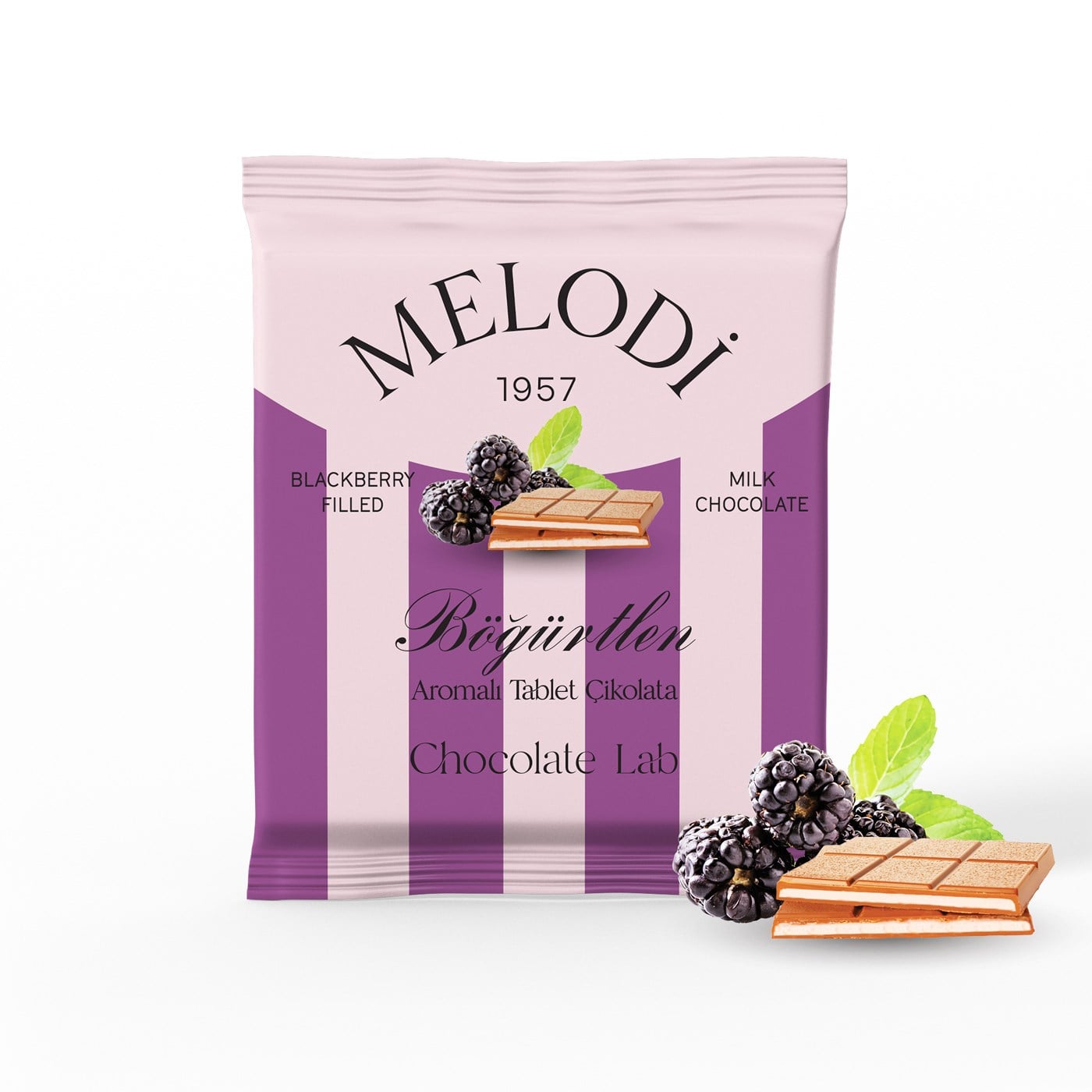 Böğürtlen Aromalı Krema Dolgulu Sütlü Tablet 60 g