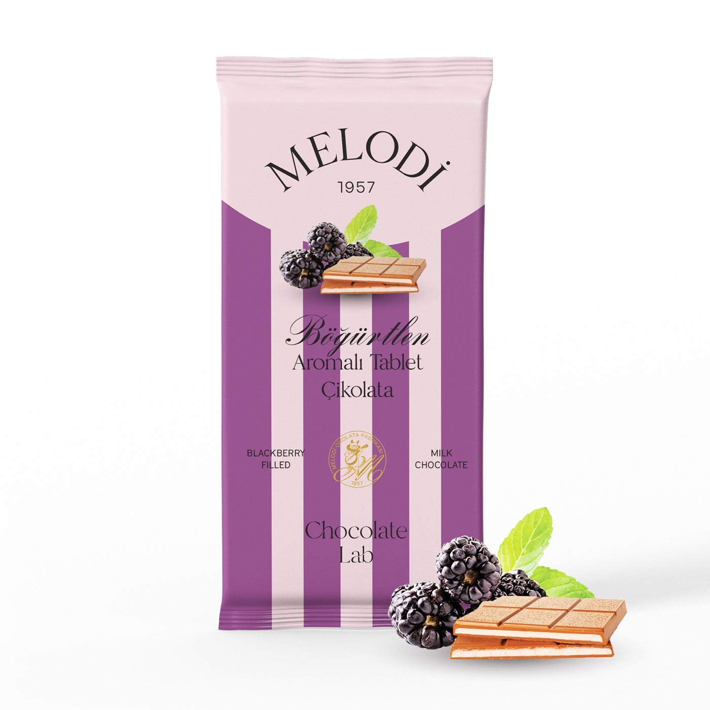 Böğürtlen Aromalı Krema Dolgulu Sütlü Tablet 90 g
