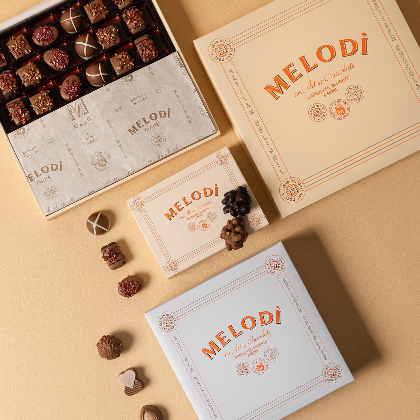 Cafe Serisi Üçlü Set 610g