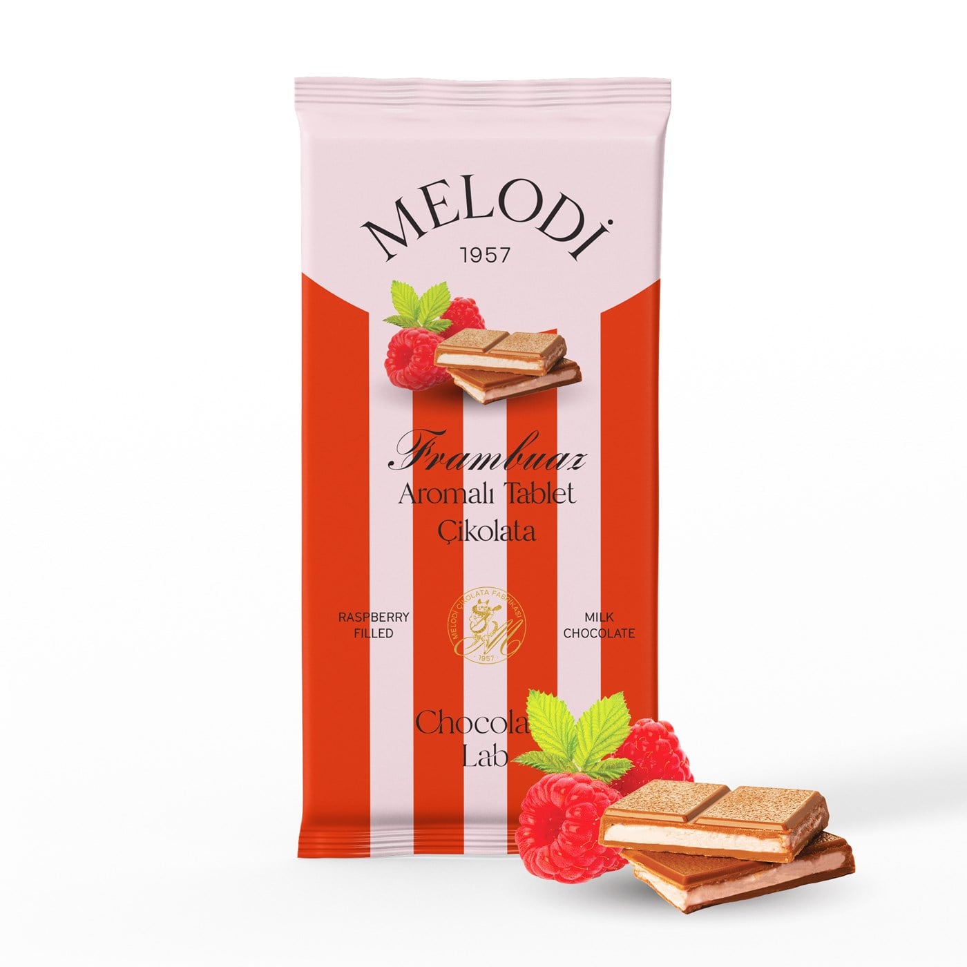 Frambuaz Aromalı Krema Dolgulu Sütlü Tablet 90 g 