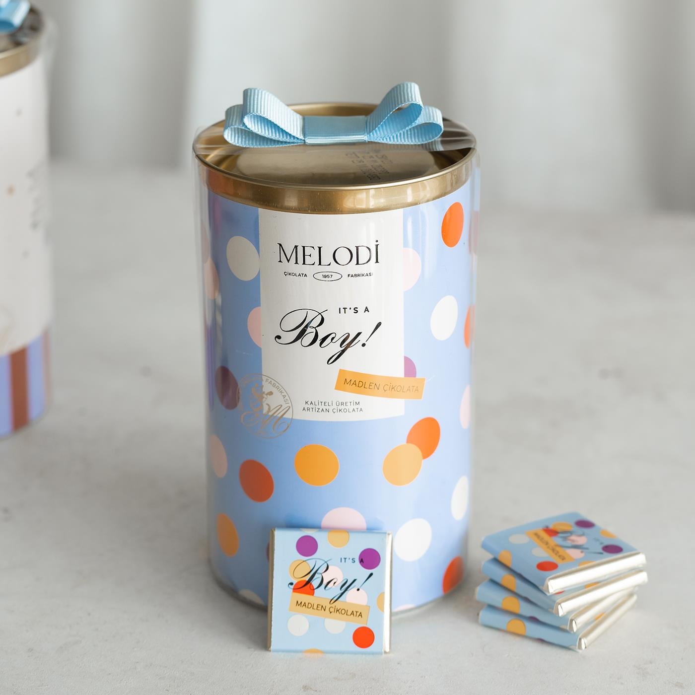 Melodika Mavi Erkek Bebek Madlen 300g(e)