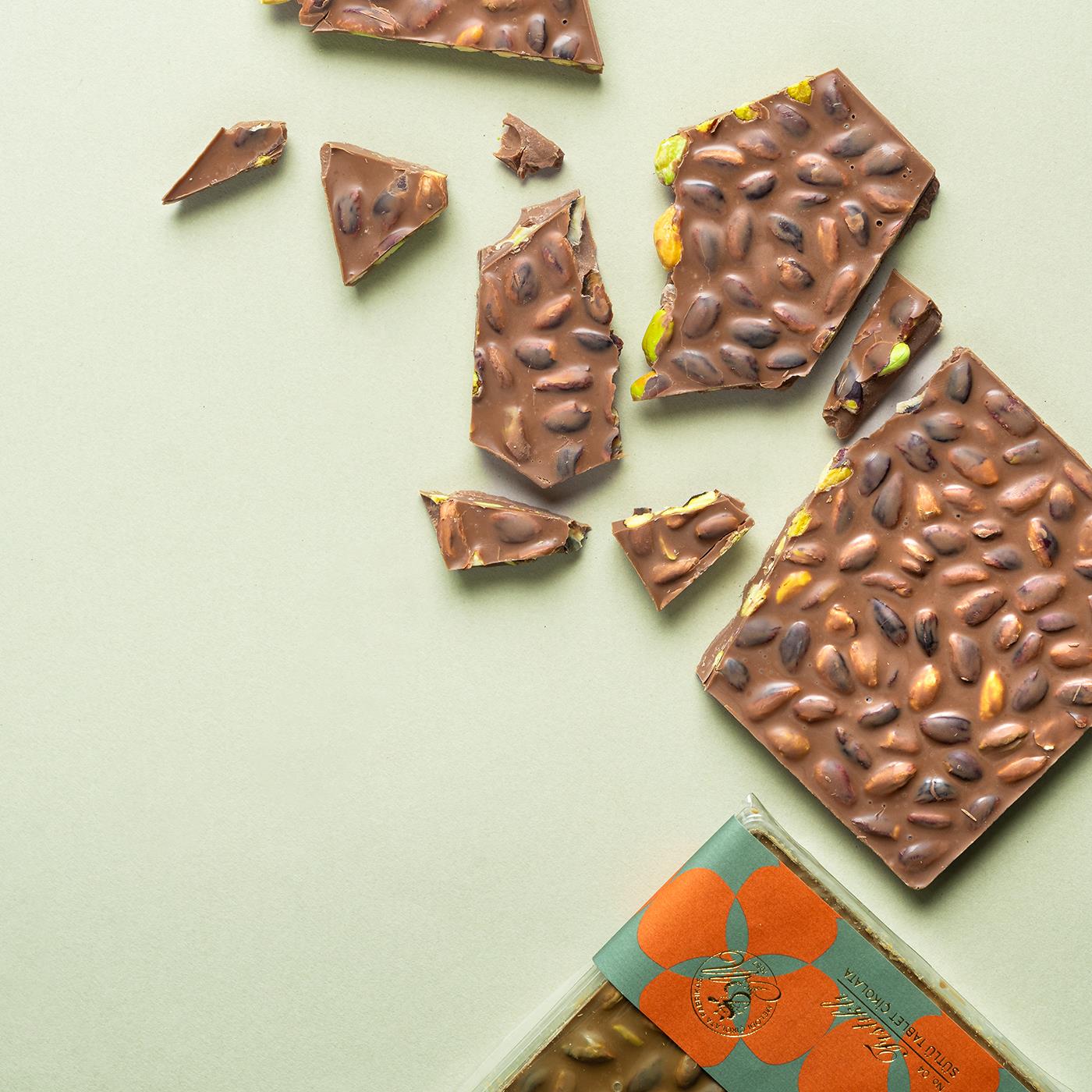 Mini Kır Kır Ye Fıstıklı Sütlü Çikolata 200g