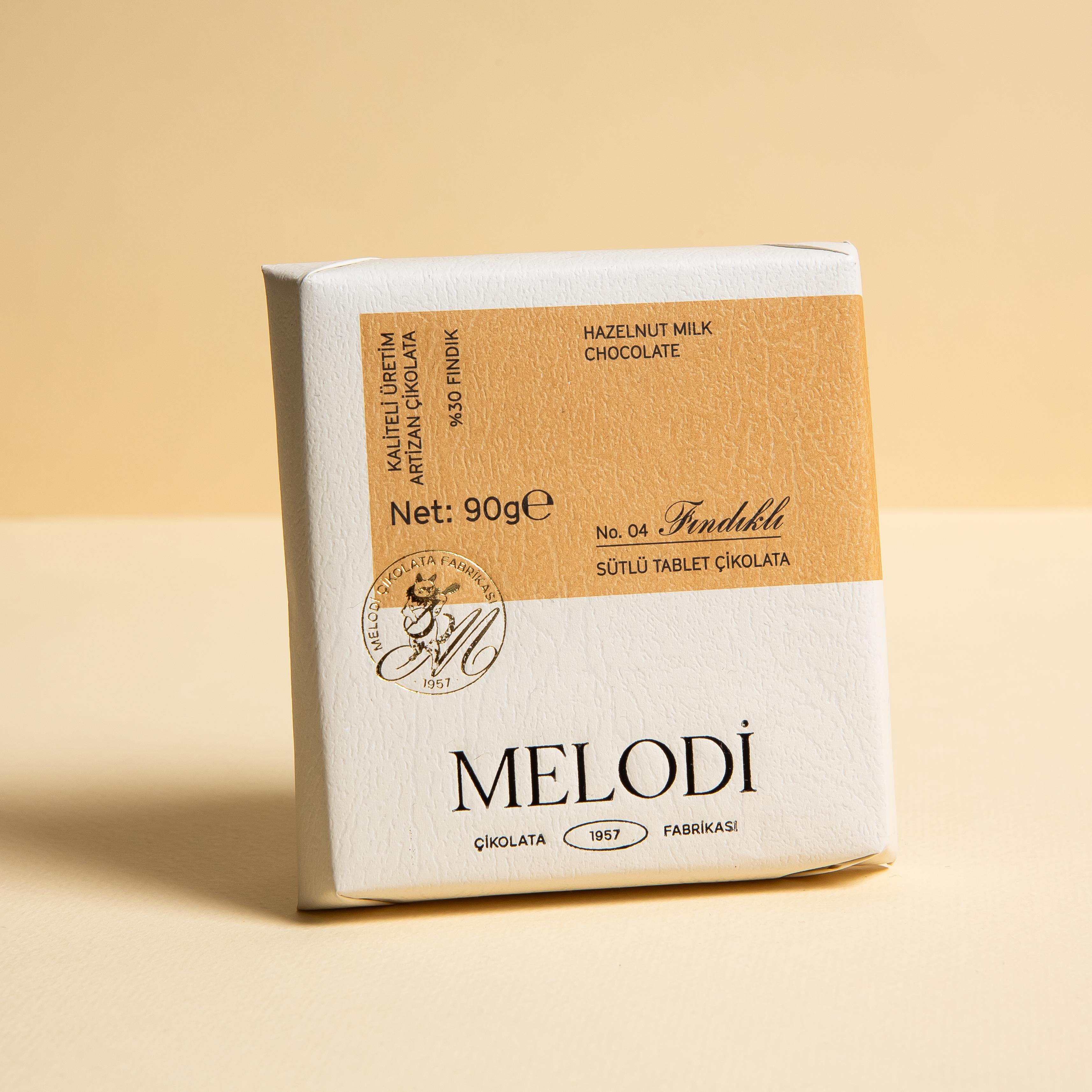 Sütlü Fındıklı Beyoğlu Tablet Çikolatası 90g