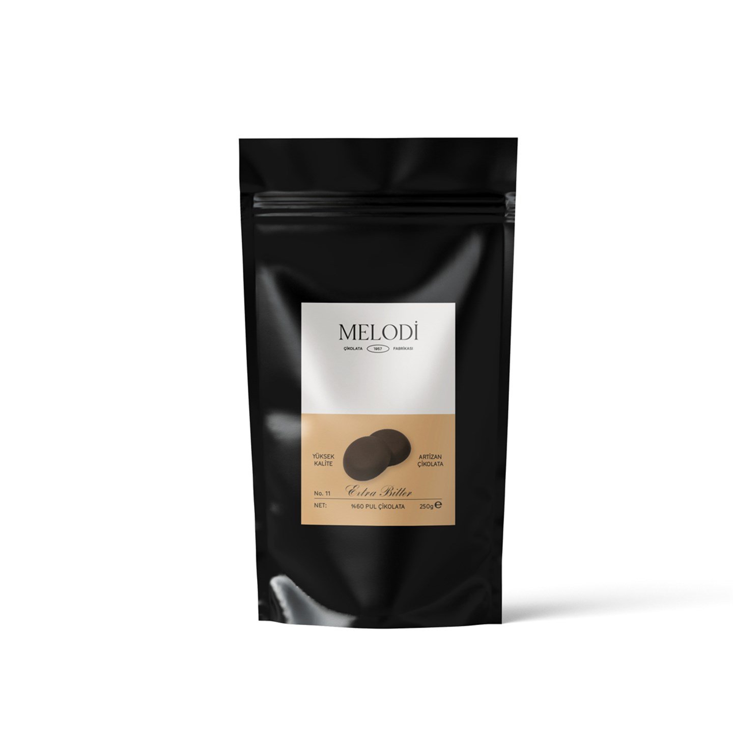 %60 Bitter Pul Çikolata 250g(e)